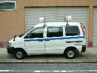 宣伝カーのスピーカー